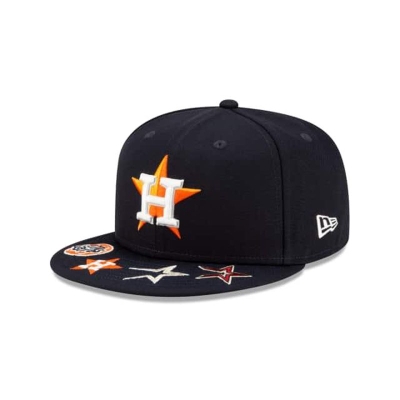 Houston Astros Gorra | New Era MLB Visor Hit 59fifty Fitted Cap Mexico - Azules